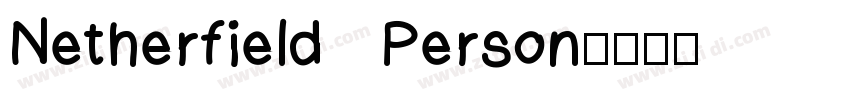 Netherfield   Person字体转换